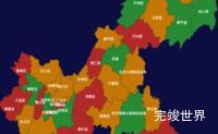 重庆市geoJson地图渲染实例